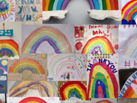 Clap for carers NHS rainbow competition
